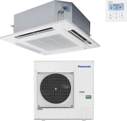 Kazetová jednotka 90 × 90 a venkovní jednotka Panasonic PACi NX